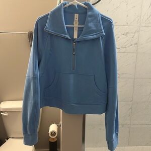 Scuba Oversized Funnel-Neck Half Zip